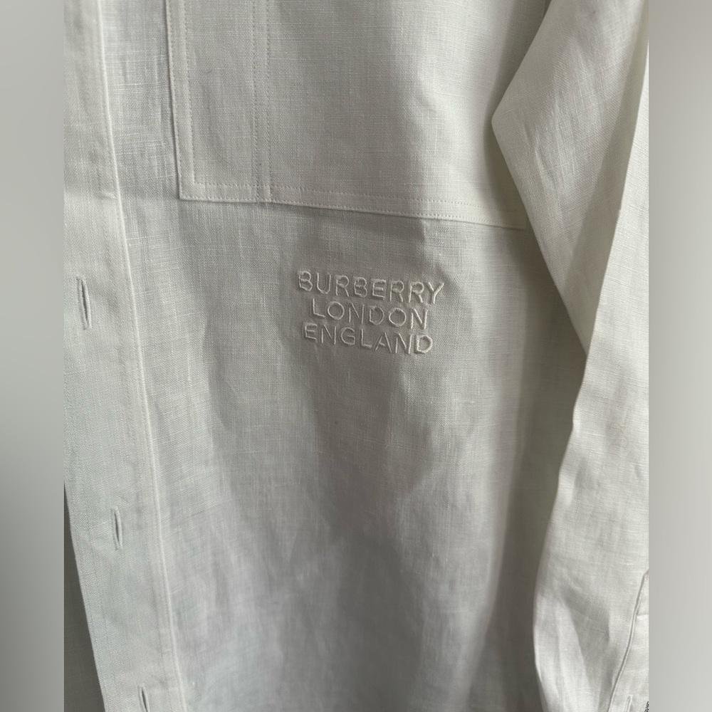 Burberry linen button down